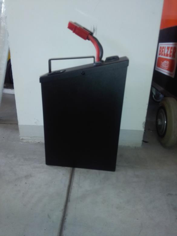 X-Force: Battery pack V-KUBERG 48V/20Ah, steel box (black paint)